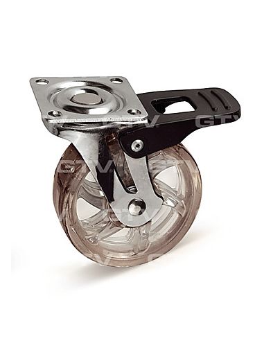 Ролик SHIFT D-50 прозорий з гальмом GTV