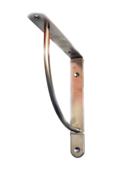 Угол под полку сатин выпуклый GTV