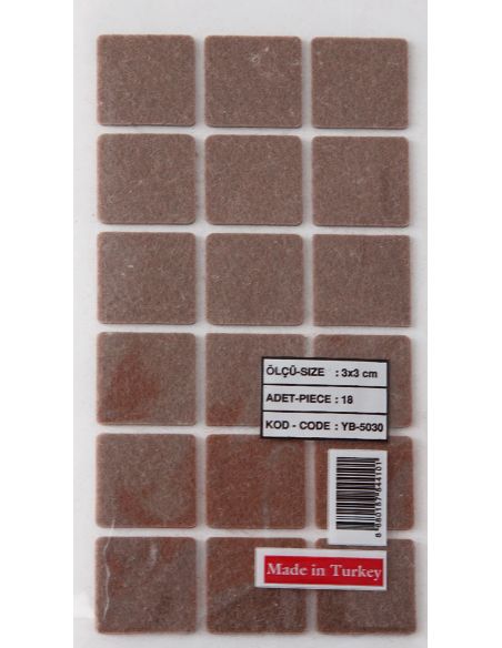 Самоклейка для ножек (войлок) квадратная 30х30