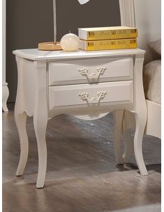 Ліжко Богемія1,8х2,0 античний білий