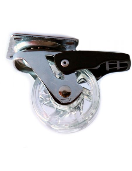 Ролик SHIFT D-50 прозорий з гальмом GTV