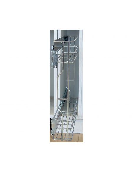 Карго 150 хром 2 полки (боковое с доводчиком) REJS