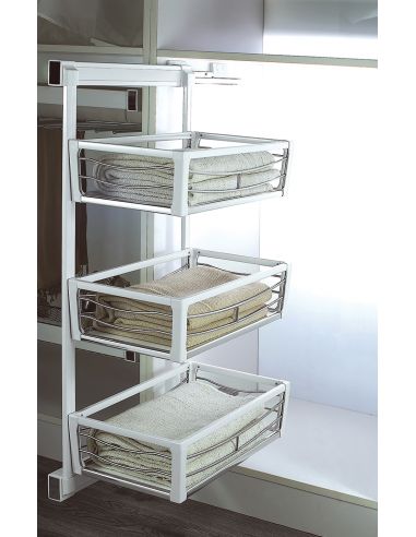 Кош висувний 3 яруса повн.висув.з доводчиком 60 і 80 см...