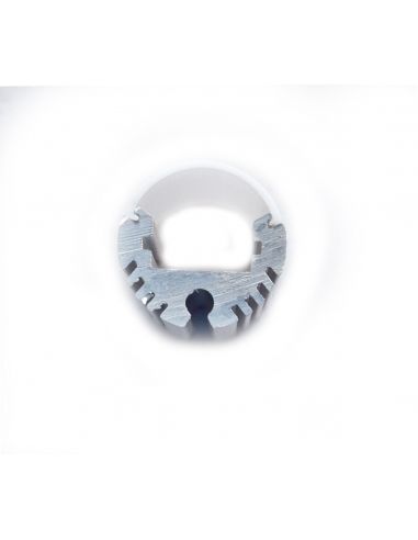 Профиль круглый  для LED анодированный алюминий 2м