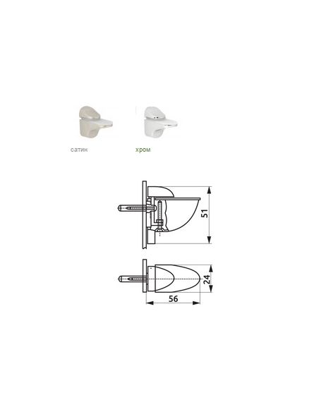 Полкотримач Тукан маленький сатин