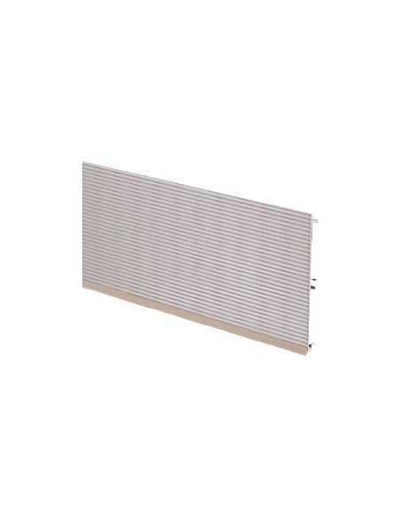 Цоколь металлический алюминиевый рифленый