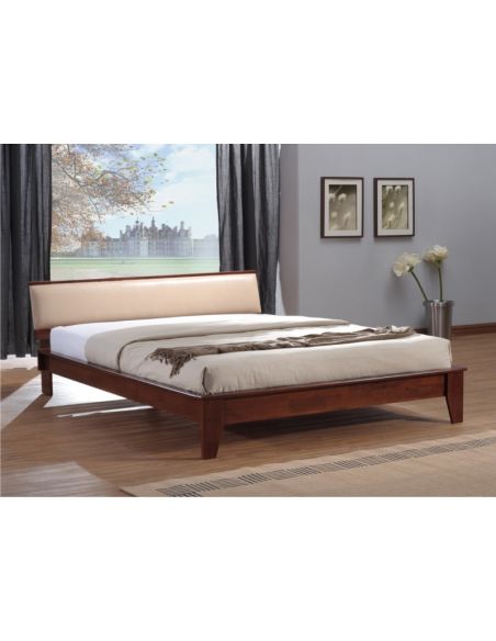 Кровать Шарлотта 1,6х2,0 люкс каштан