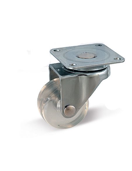 Ролик мебельный прозрачный 35 мм KM-A035MM-00