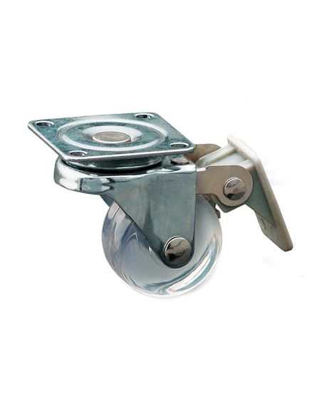 Колесо меблеве прозоре з гальмом 35 мм KM-AH35MM-00