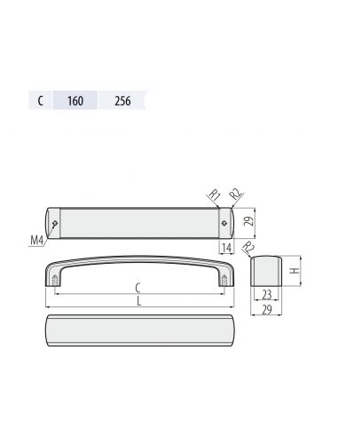 Ручка Monza Inox