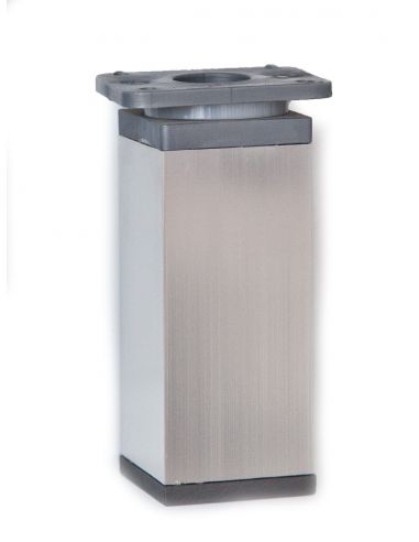 Ніжка алюміній квадрат 40х40 H-100 Хром