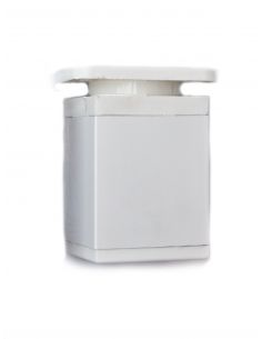 Ніжка алюміній квадрат 40х40 H-60 Біла