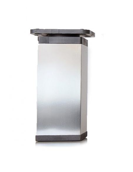 Ножка алюминий квадрат 40х40 H-100 Хром