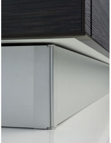 Цокольная планка Inox H-100мм L-4000мм VOLPATO