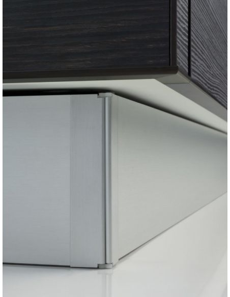 Цокольная планка Inox H-100 4000мм VOLPATO