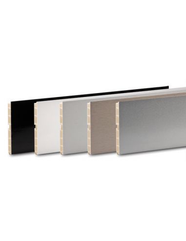 Цокольная планка Inox H-100 4000мм VOLPATO