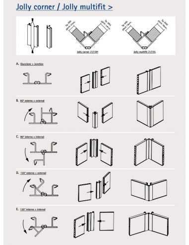 Угол универсальный к цоколю белый H-100 VOLPATO