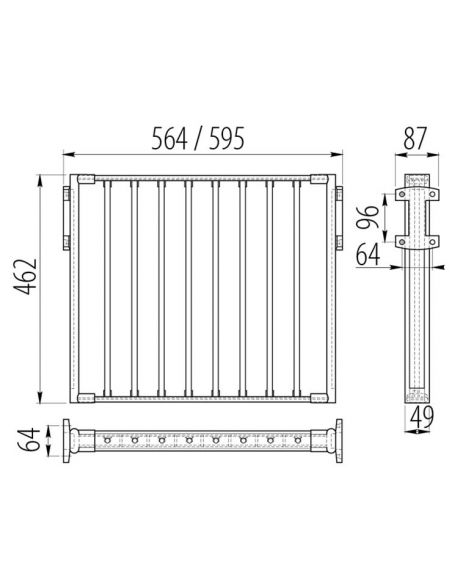 Висувний вішак для брюк 600мм (WW-WSPO60-PW)
