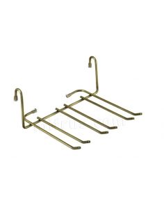 Полиця на релінг під фужери (антична бронза)