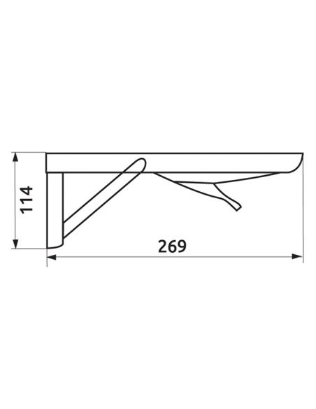 Механизм для откидного стола (2шт)