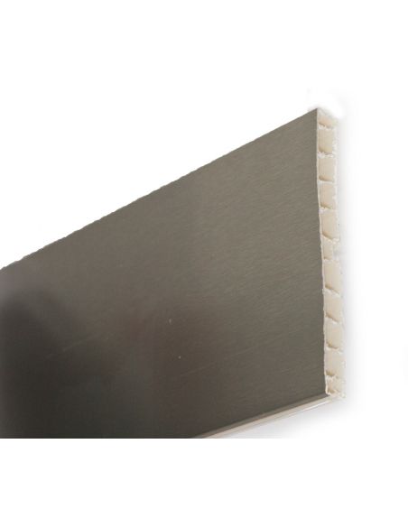 Цокольная планка Inox H-150 4000мм VOLPATO