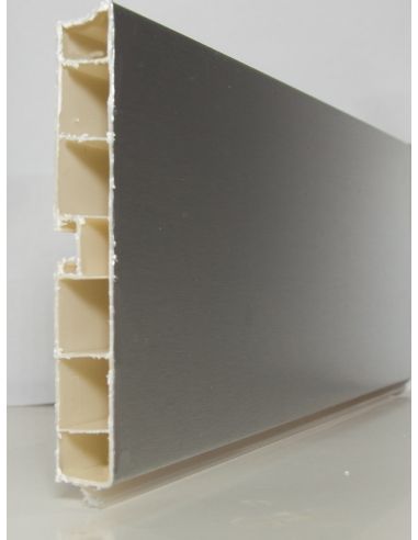 Цокольная планка алюміній шліф. H-100 4000мм VOLPATO