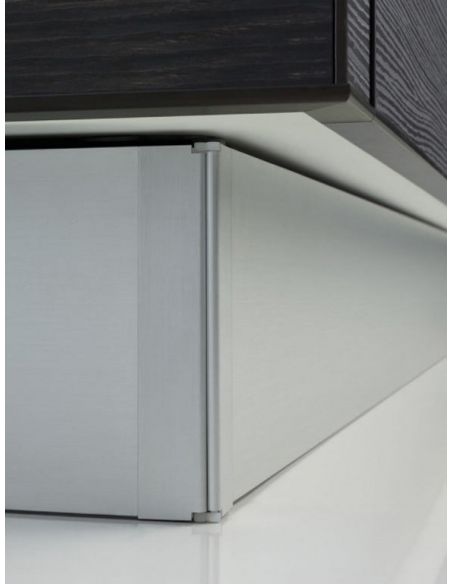 Цокольная планка алюміній шліф. H-150 4000мм VOLPATO