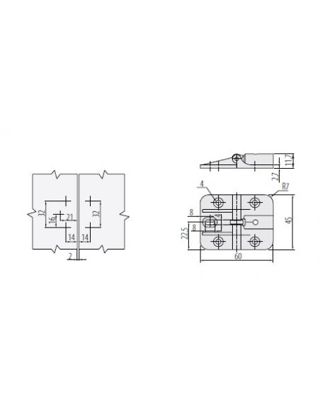 Петля метелик GTV