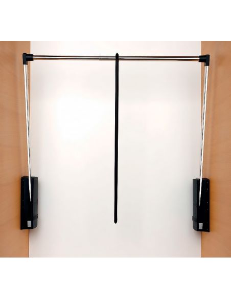 Гардеробна ліфт-пантограф HAFELE 10 кг. в проріз шафи 770-1200 мм нікель 805.20.356