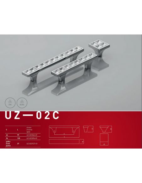 Ручка GTV UZ-02C/96