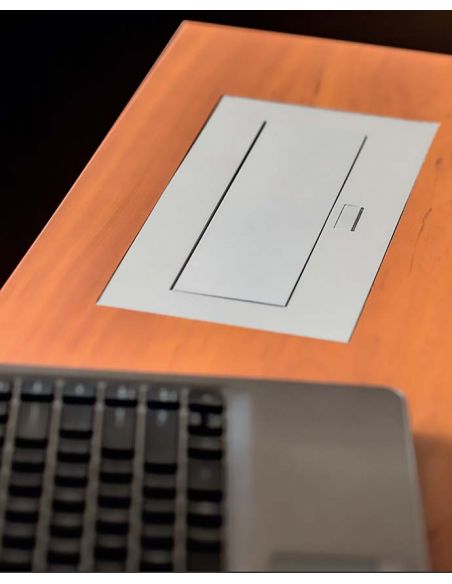 Разветвитель офисный прямоугольный серебро