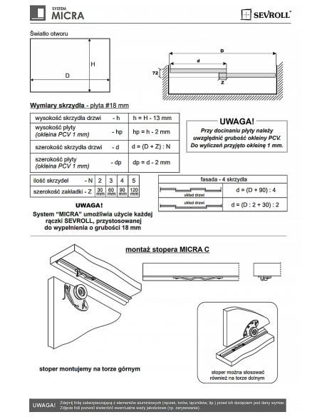 Комплект роликов для системы MICRA