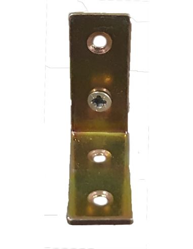 Кутник металевий одинарний 40х40х20мм GTV (№9)