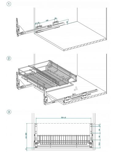 Сушка в нижнюю секцию Variant Multi