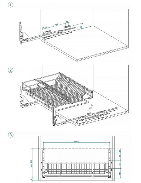 Сушка в нижню секцію Variant Multi