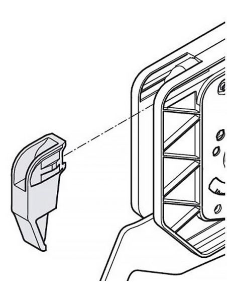 Ограничитель угла открывания на 90° для FREE FOLD пластик
