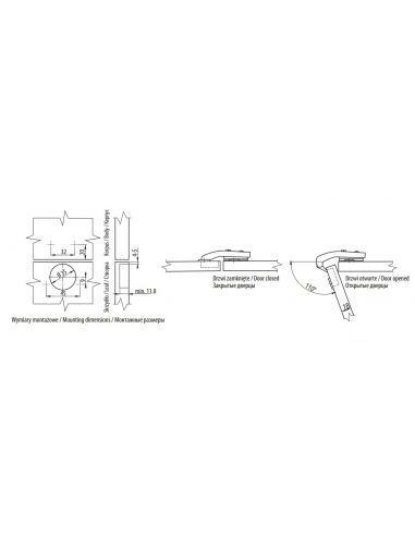 Петля ровнолежащая 90* GTV