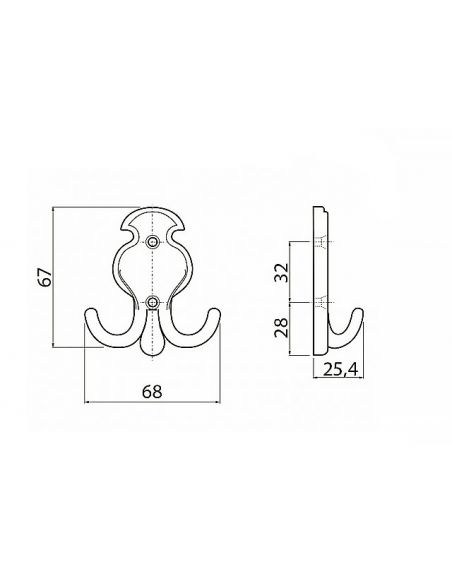 Крючок ORVIETO B0 GTV