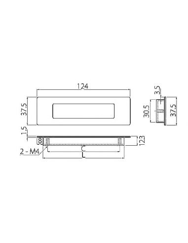 Ручка UZ-E6 GTV хром
