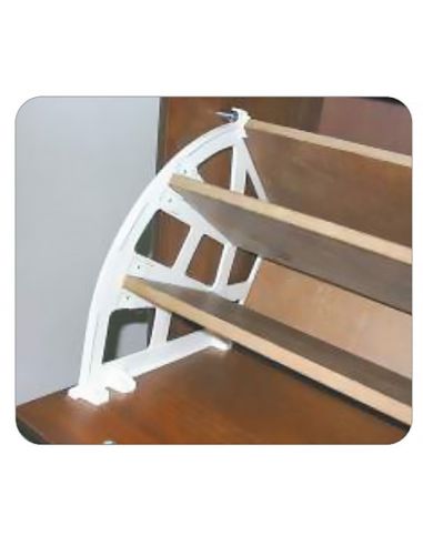 Полка для взуття подвійна "Гамбургер"