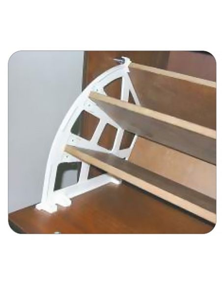 Полка для обуви двойная "Гамбургер"