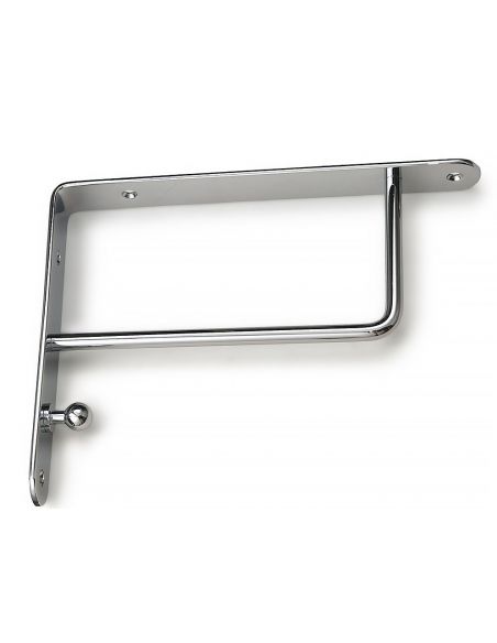 Угол под полку регименсоль хром с вешалкой GTV