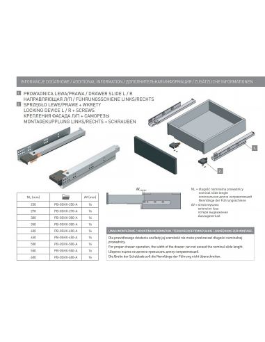  Modern Slide повн. висув.