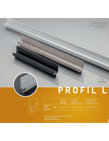 Ручка-профіль алюміній "L" GTV