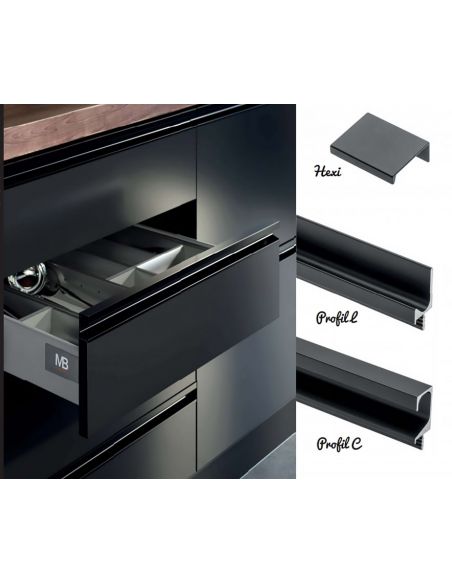 Ручка-профіль алюміній "L" GTV