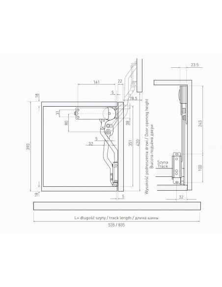 Подъемник вертикальный фасада