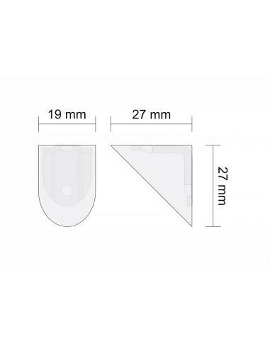 Кутник з накладкою ALUPROFIL