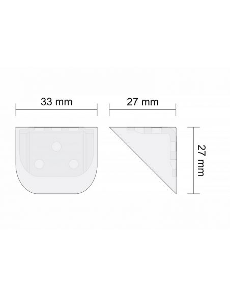 Кутник з накладкою ALUPROFIL