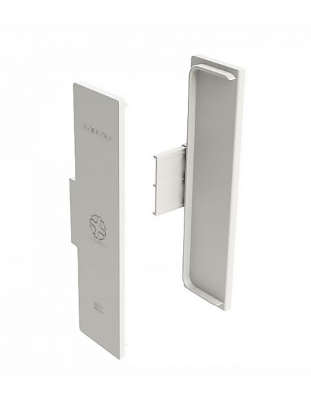 Комплект заглушок закритих до профілю GOLA C-подібний Білий