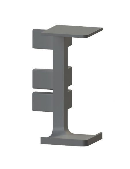 Кут зовнішній до профілю GOLA L-подібний Сірий